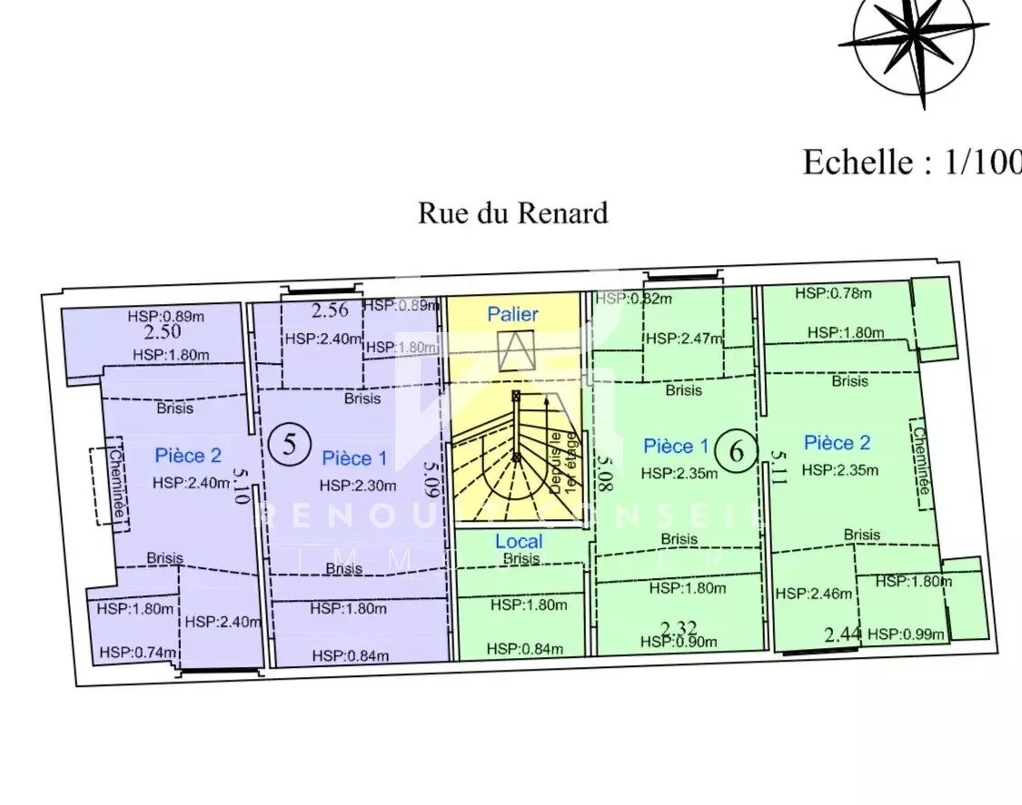À vendre ensemble de plateaux à aménager secteur coteaux ouest à Rouen 