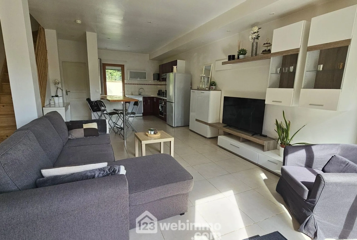 Appartement 3 pièces avec balcon et garages à Saint-Aubin-lès-Elbeuf 
