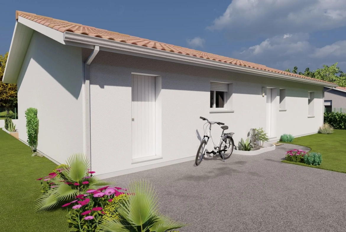 Maison neuve 3 chambres à Magnac-Bourg, respectueuse de l’environnement 