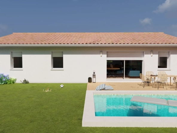 Maison neuve 3 chambres à Magnac-Bourg, respectueuse de l’environnement