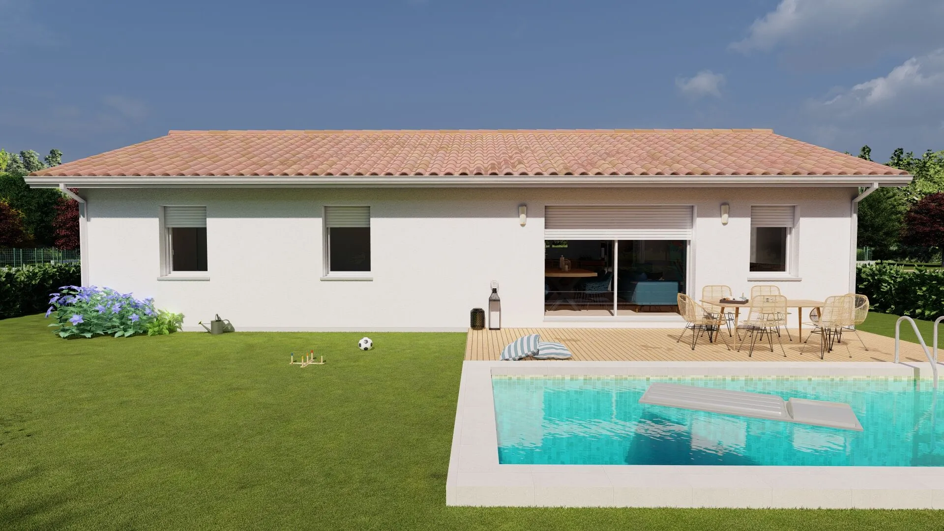 Maison neuve 3 chambres à Magnac-Bourg, respectueuse de l’environnement 