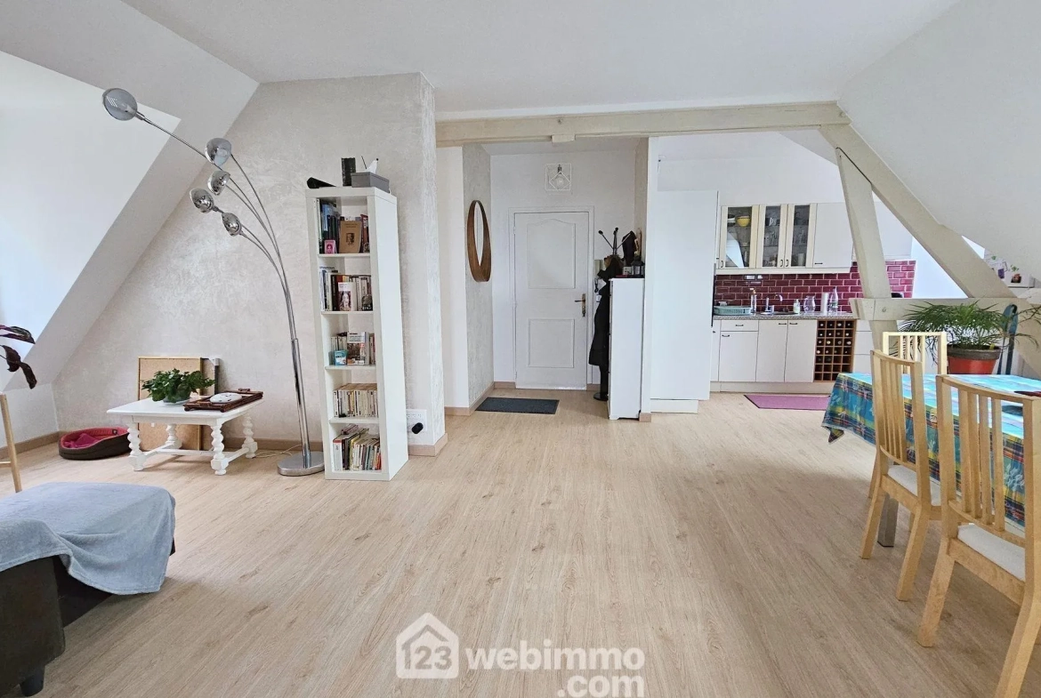 Appartement rénové de 59 m² à Samoreau avec parking et cave 