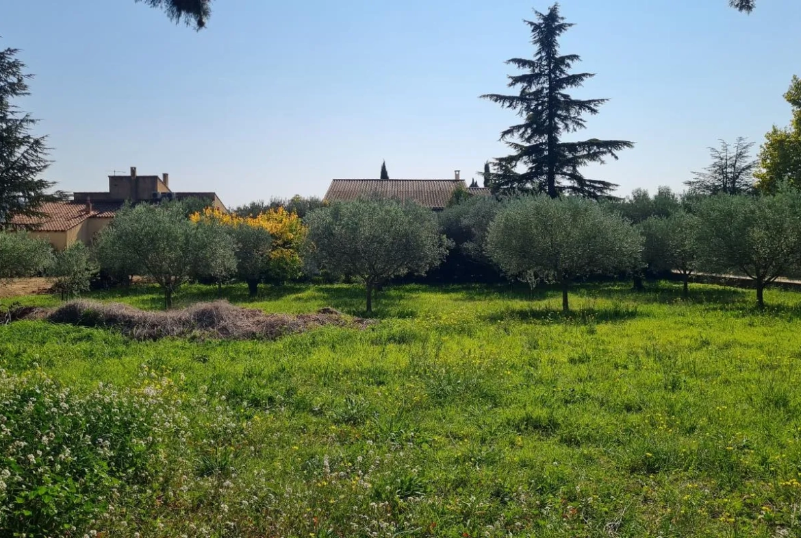 Terrain à vendre à Pujaut de 900 m² avec permis de construire 