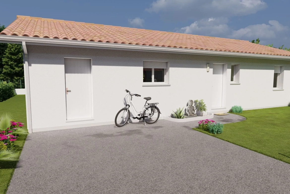 Maison neuve 3 chambres avec terrain de 700m² à Le Palais-sur-Vienne 