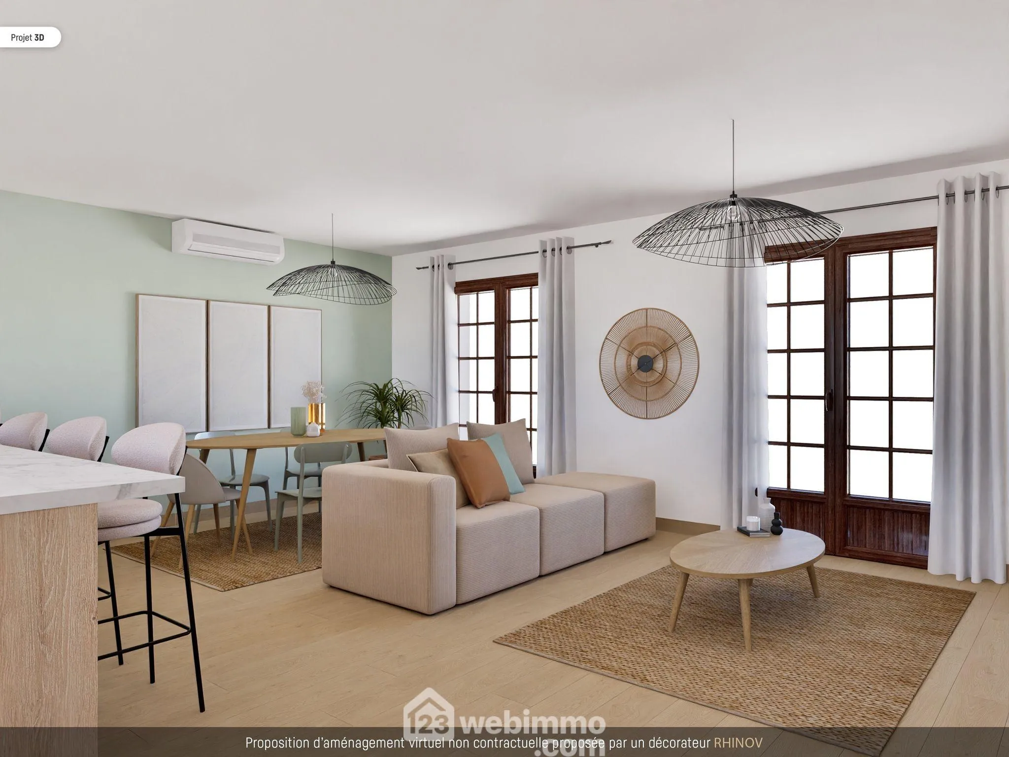 Maison de 94 m² avec 3 chambres à Bonnes, terrain de 2000 m², garage et sous-sol complet 