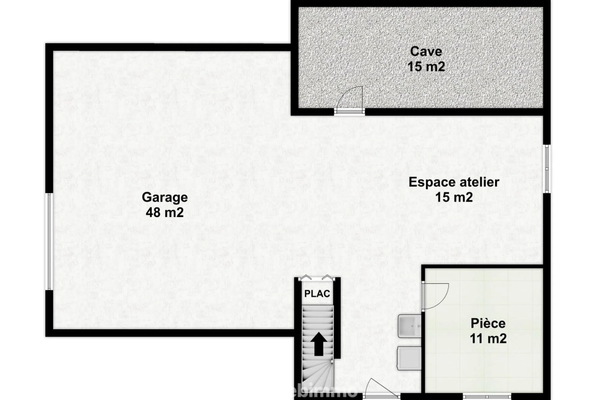 Maison de 94 m² avec 3 chambres à Bonnes, terrain de 2000 m², garage et sous-sol complet 