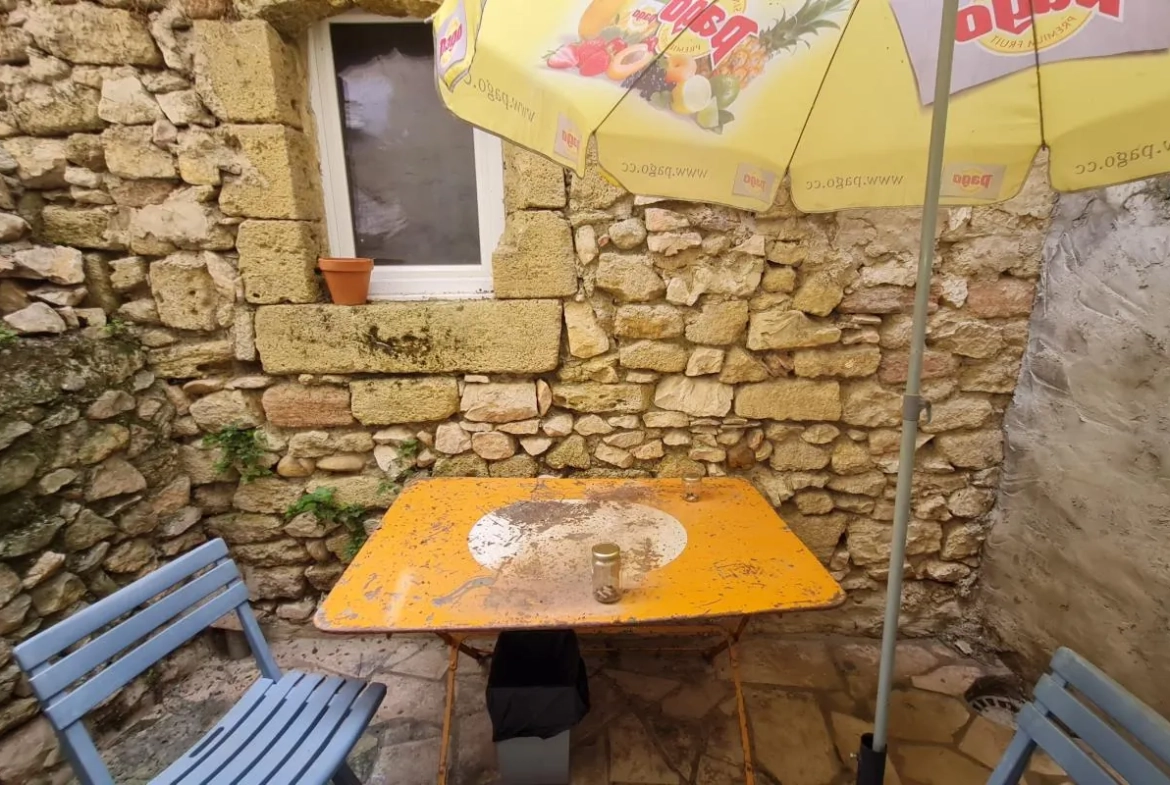 Charmante maison en pierre avec garage et terrasse à Roquemaure 