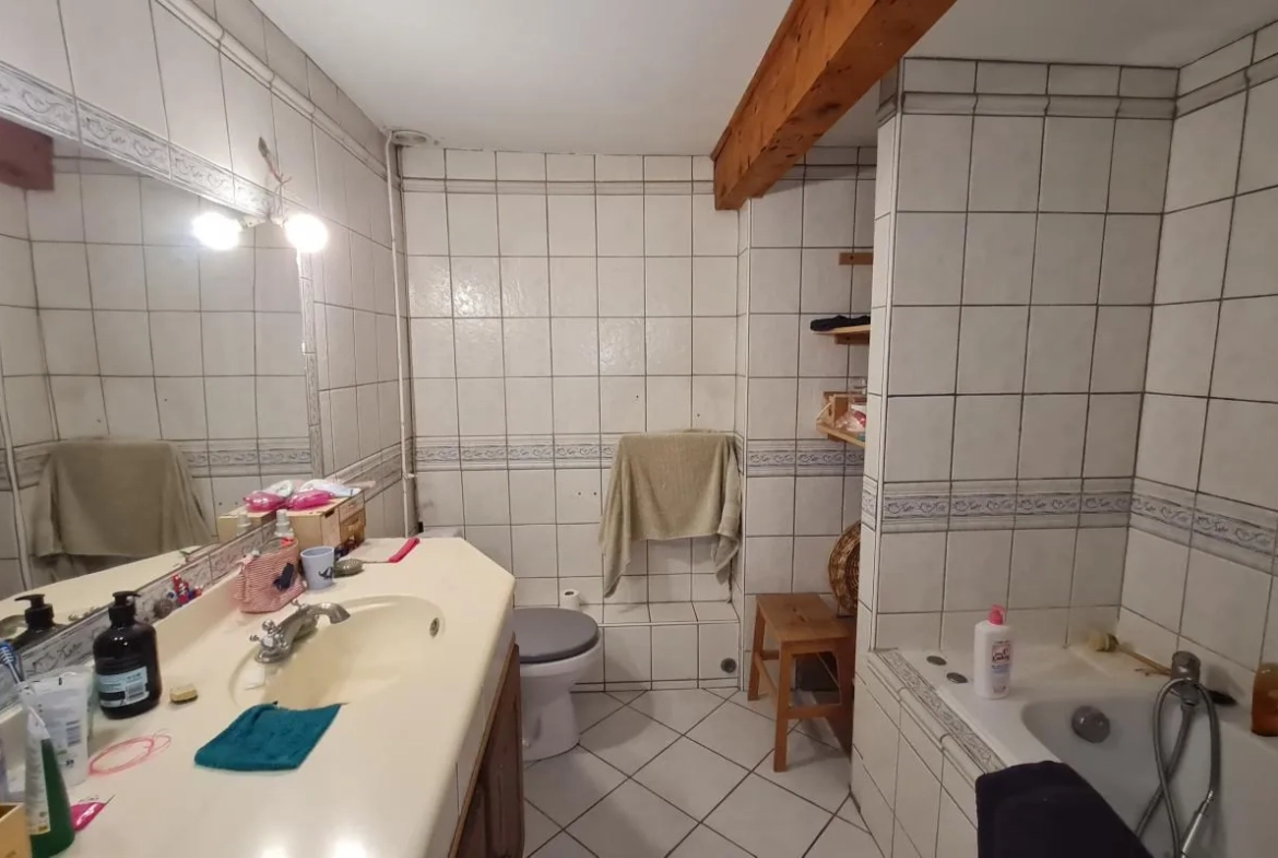 Charmante maison en pierre avec garage et terrasse à Roquemaure 