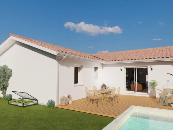 Maison neuve à Marsac-sur-l'Isle avec 3 chambres, garage et prestations haut de gamme