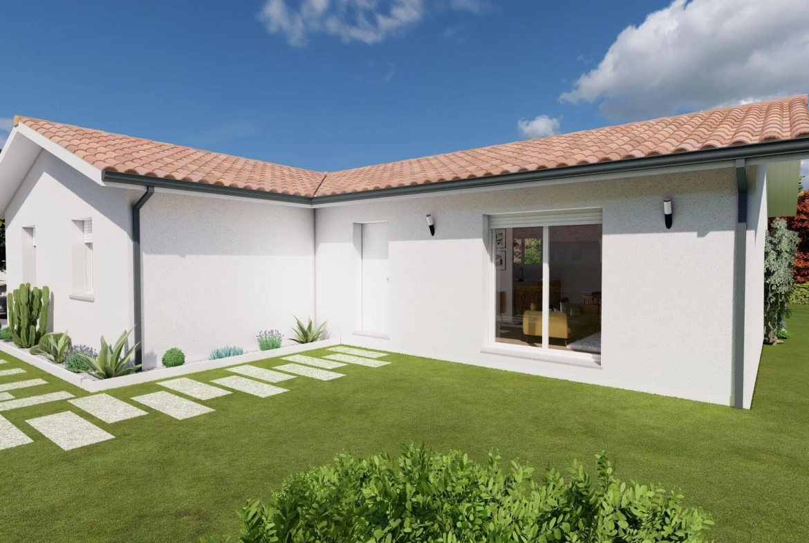 Maison neuve 4 chambres à Feytiat, terrain de 588 m² 