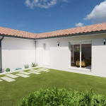 Maison neuve 4 chambres à Feytiat, terrain de 588 m²