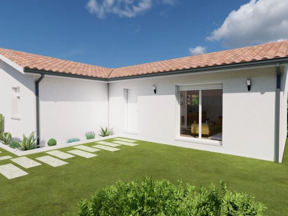 Maison neuve 4 chambres à Feytiat, terrain de 588 m²