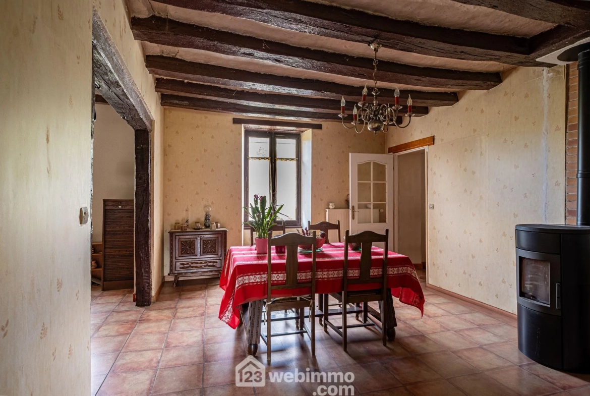 Maison atypique rénovée en 2023 à Chalonnes-sur-Loire avec grand terrain 