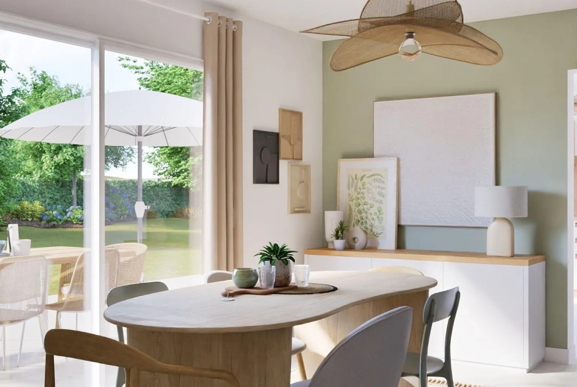 Maison de plain-pied à vendre à Quinçay - 115 m² avec 4 chambres 
