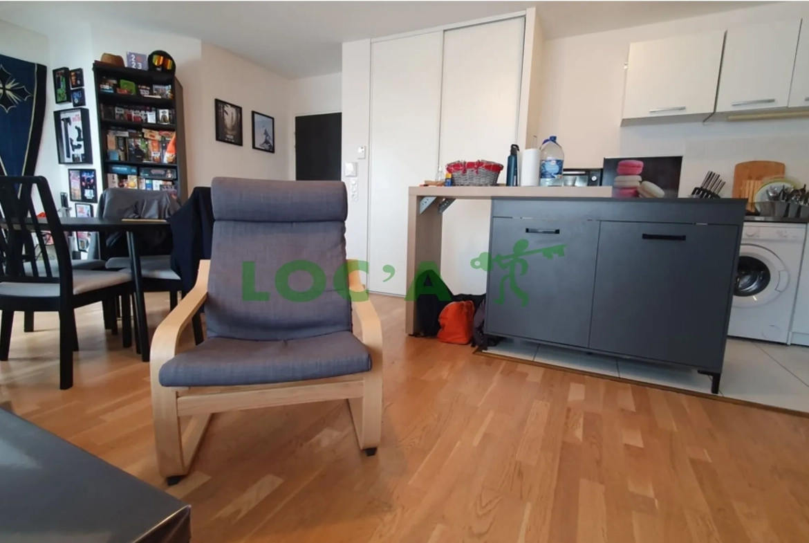 Appartement F2 de 41 m² avec parking à Perrigny-lès-Dijon - Résidence récente 