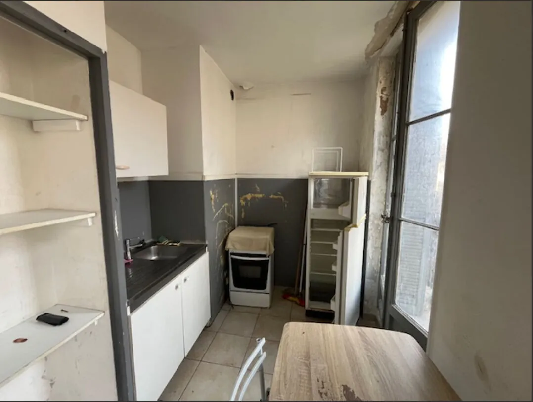 Appartement 1 pièce de 35 m² à Joliette, Marseille - Investissement ou premier achat 