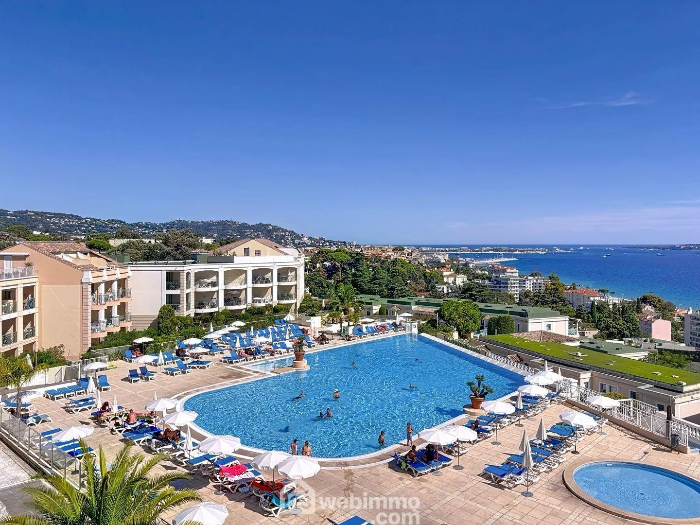 Appartement 2 pièces avec vue mer à Cannes, résidence sécurisée 