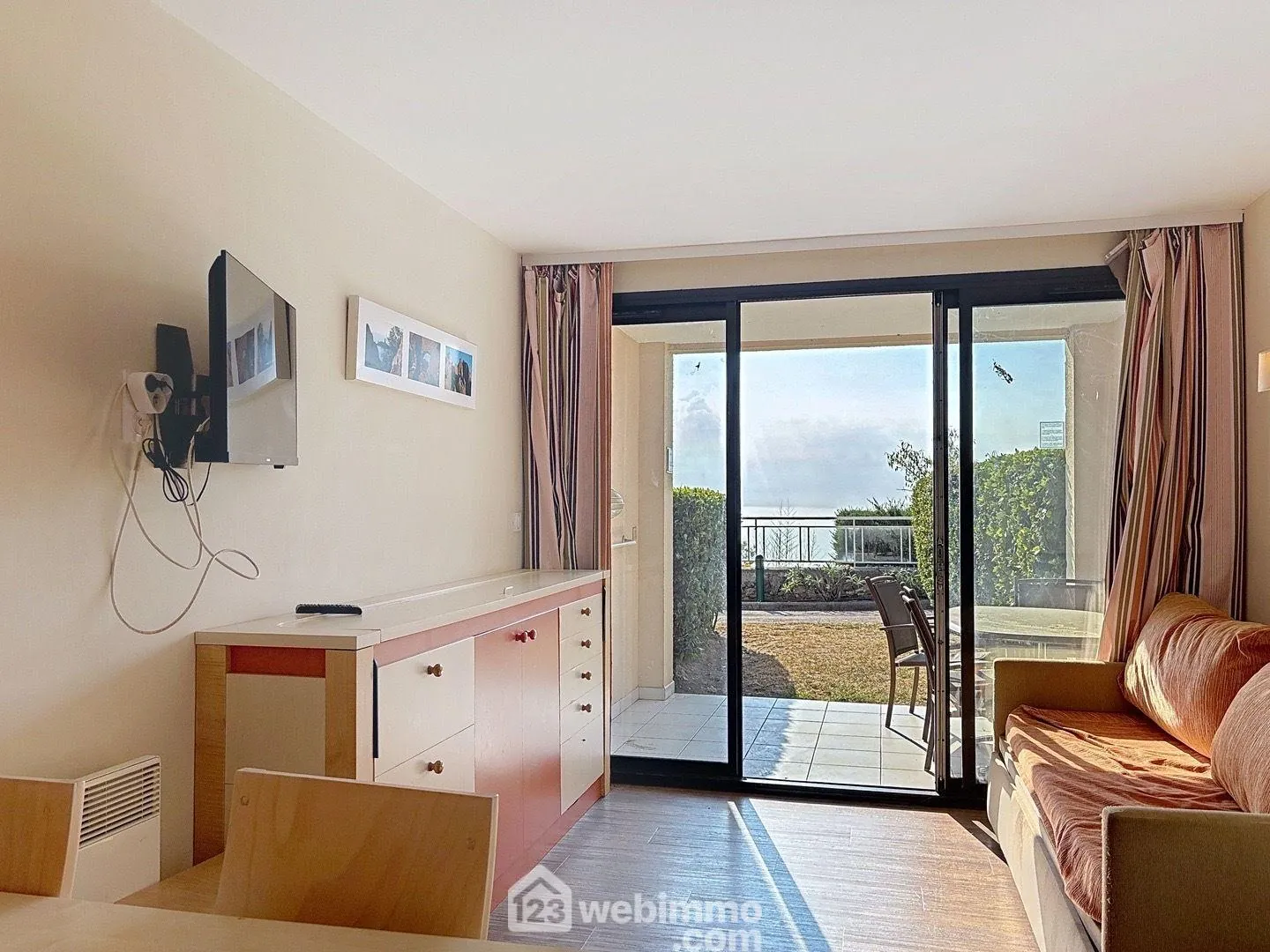 Appartement 2 pièces avec vue mer à Cannes, résidence sécurisée 