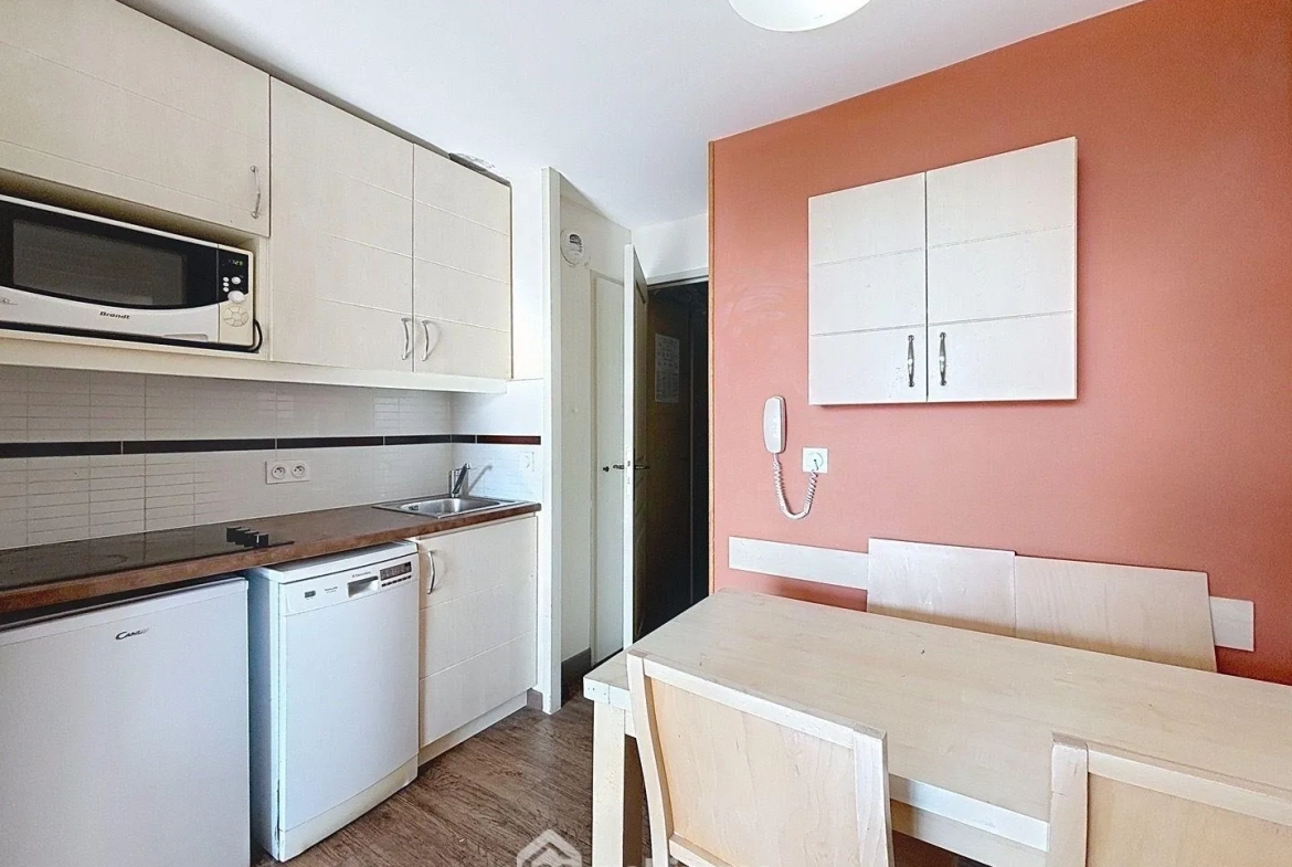 Appartement 2 pièces avec vue mer à Cannes, résidence sécurisée 