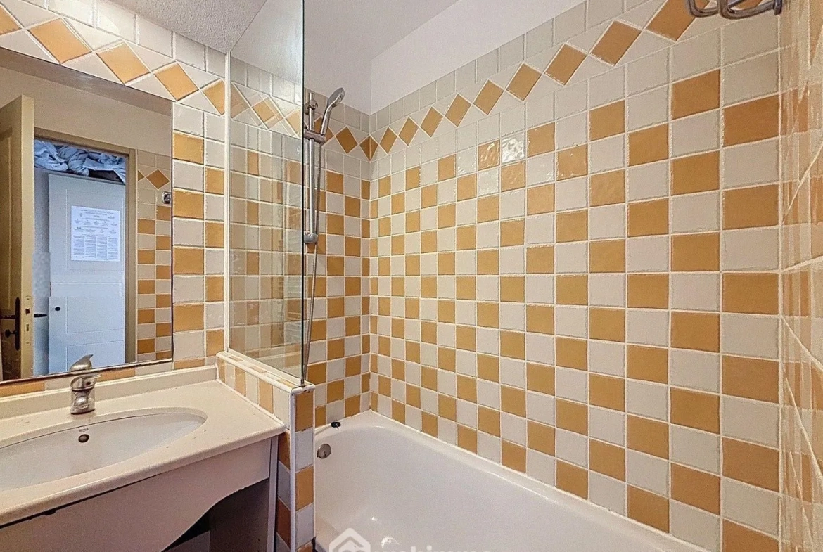 Appartement 2 pièces avec vue mer à Cannes, résidence sécurisée 