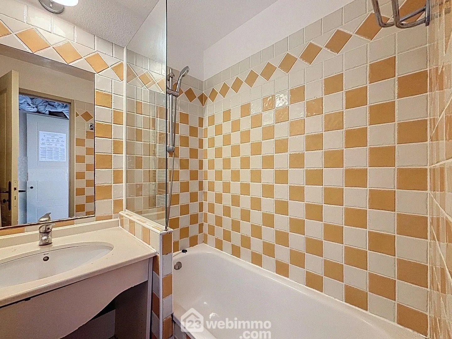 Appartement 2 pièces avec vue mer à Cannes, résidence sécurisée 