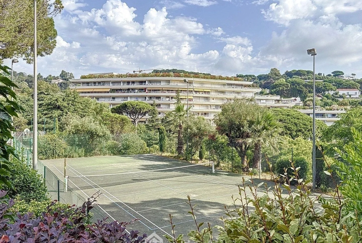 Appartement 2 pièces avec vue mer à Cannes, résidence sécurisée 