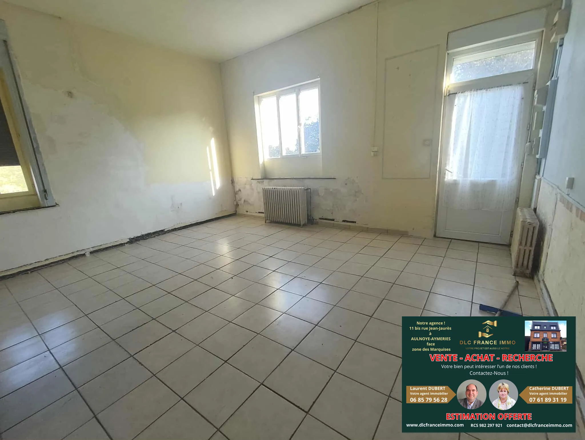 Investissement immobilier à Maubeuge - Ensemble de deux maisons avec terrain 