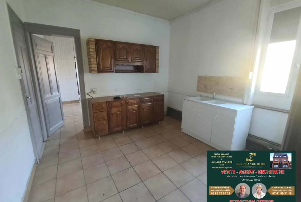 Investissement immobilier à Maubeuge - Ensemble de deux maisons avec terrain 