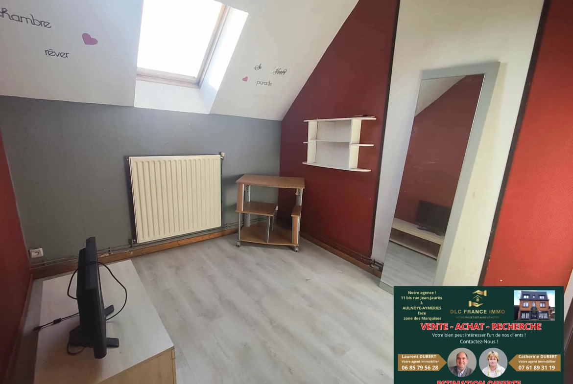Investissement immobilier à Maubeuge - Ensemble de deux maisons avec terrain 