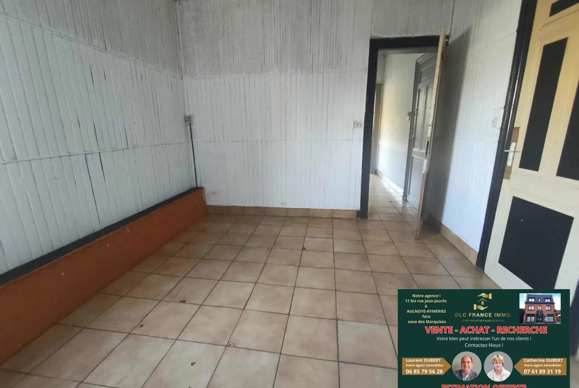 Investissement immobilier à Maubeuge - Ensemble de deux maisons avec terrain 