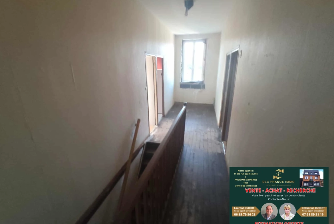 Investissement immobilier à Maubeuge - Ensemble de deux maisons avec terrain 