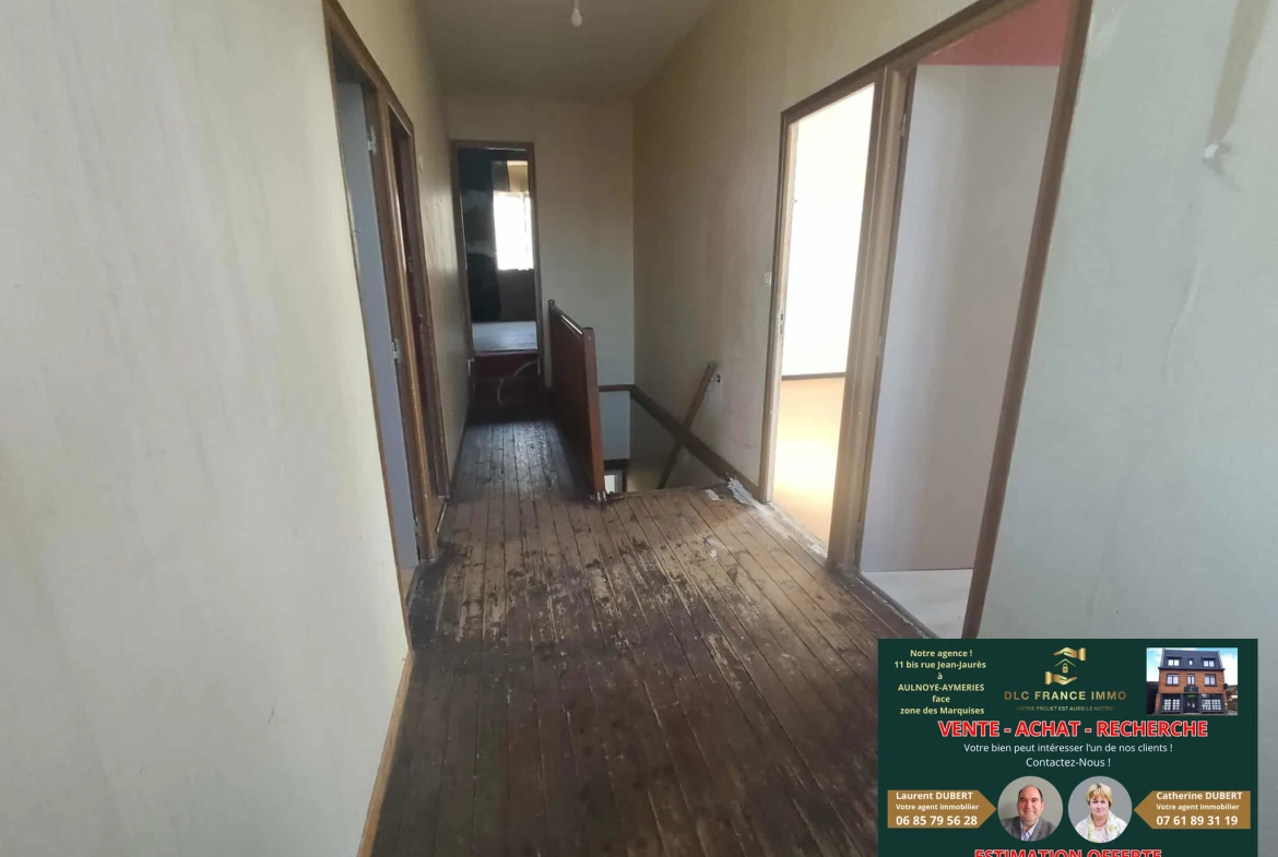 Investissement immobilier à Maubeuge - Ensemble de deux maisons avec terrain 