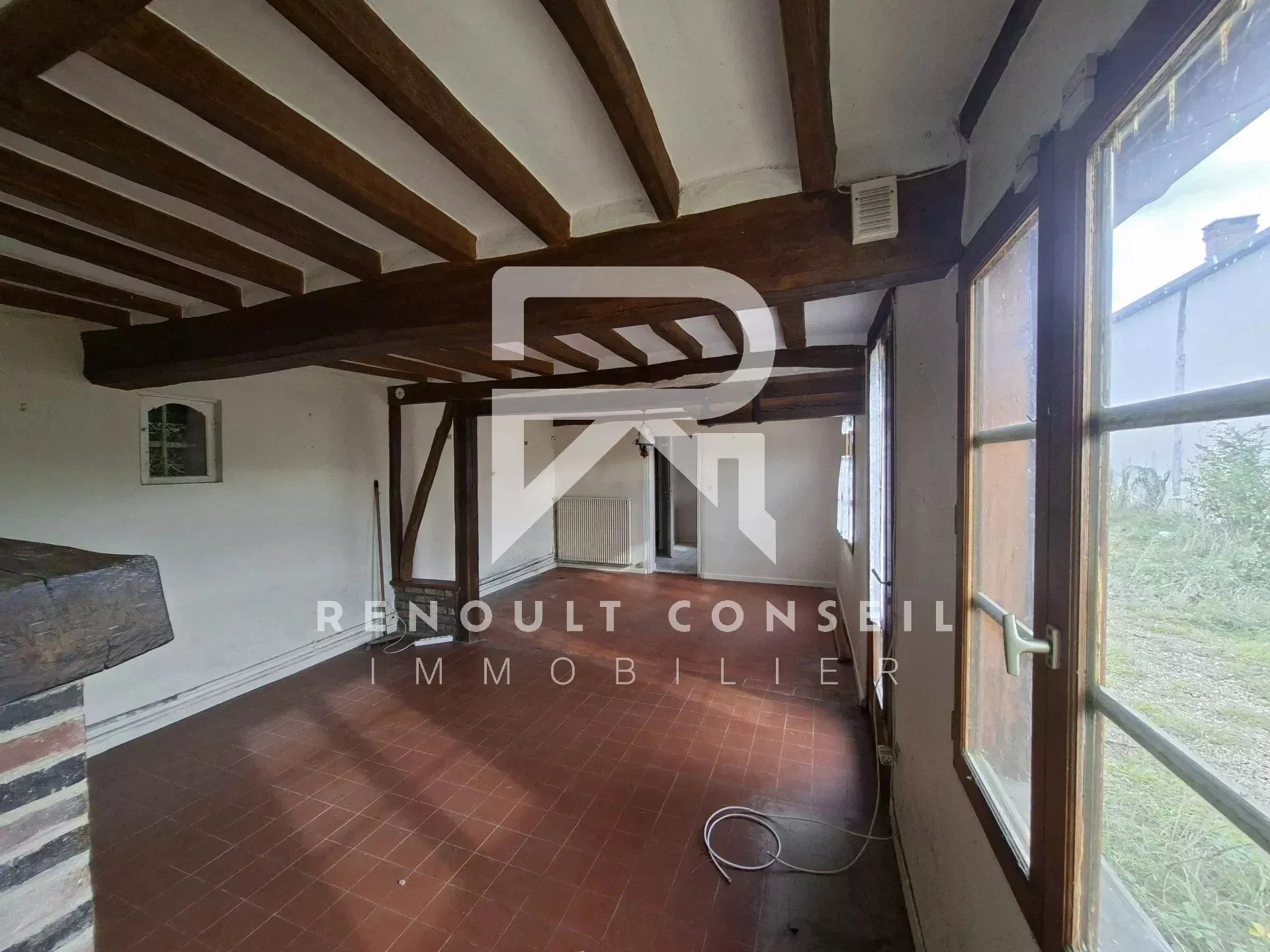 Longère à rénover à Barquet (27170) — Maison ancienne avec dépendance et garage 
