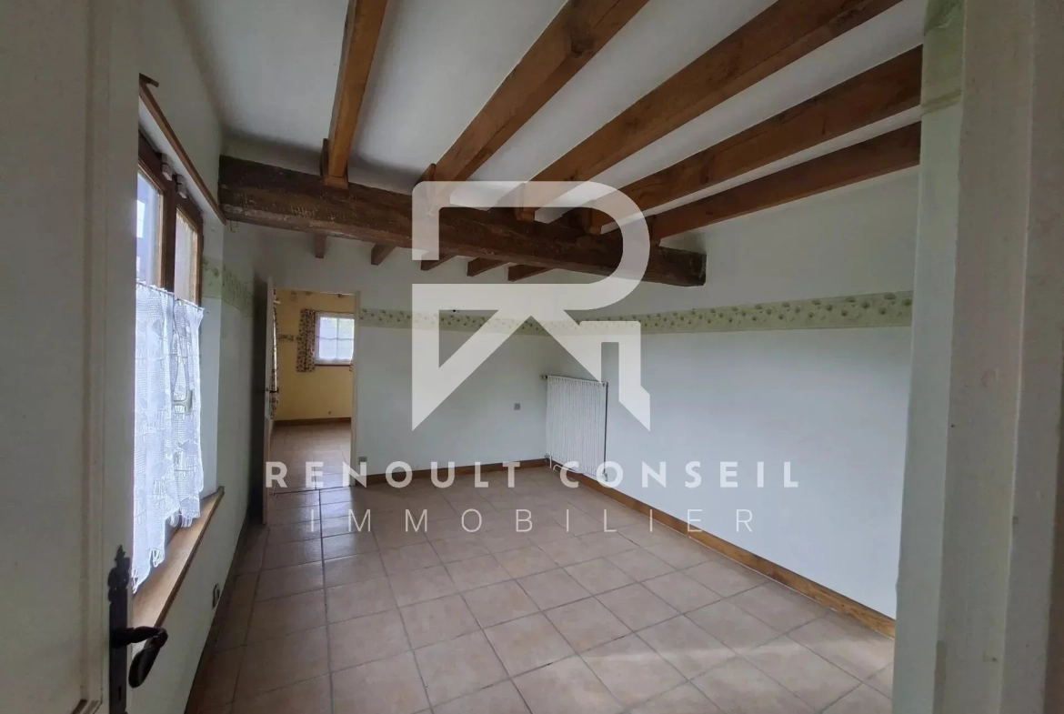 Longère à rénover à Barquet (27170) — Maison ancienne avec dépendance et garage 