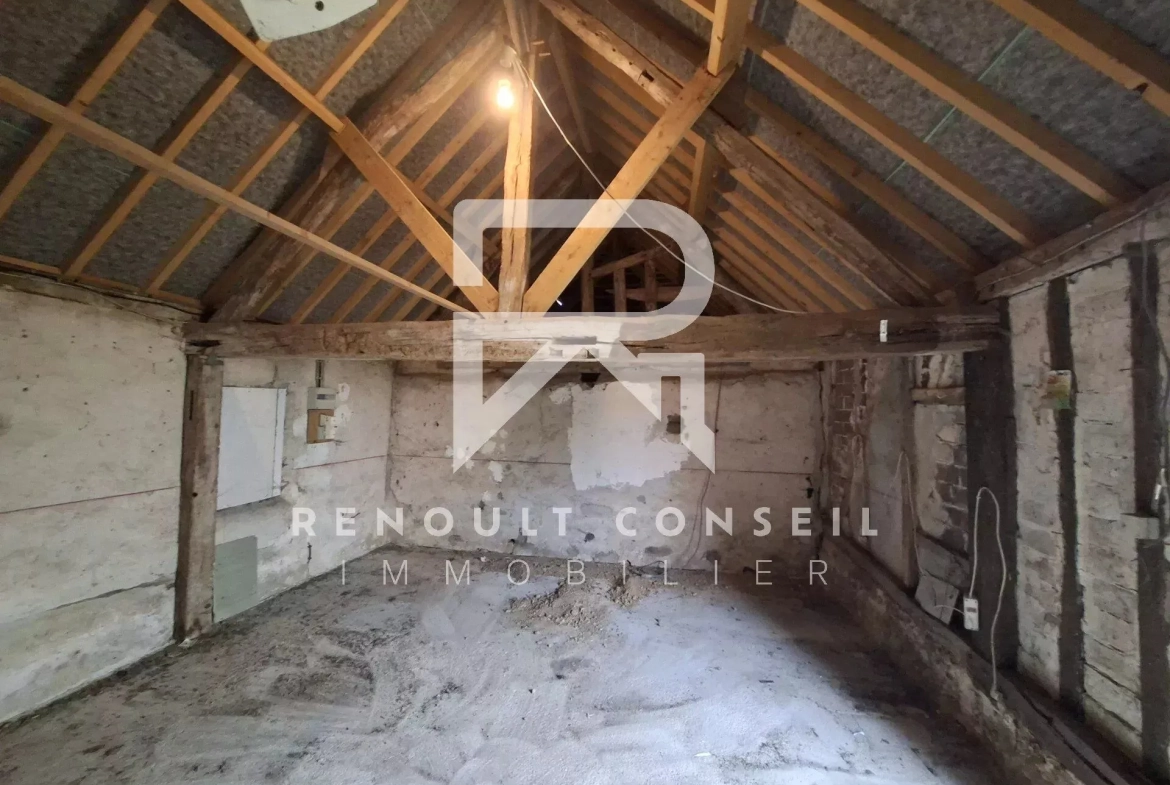 Longère à rénover à Barquet (27170) — Maison ancienne avec dépendance et garage 