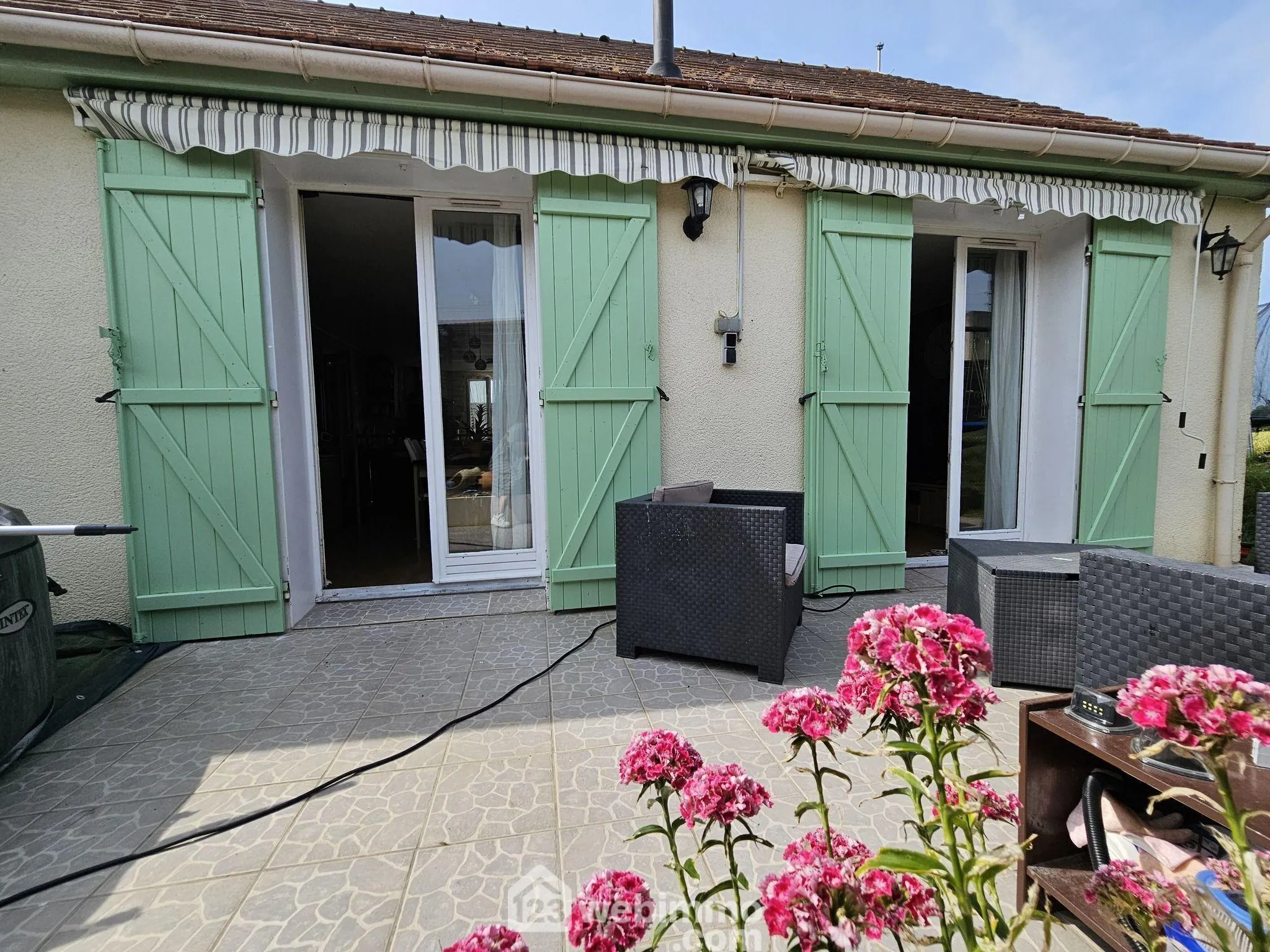 Maison de plain-pied de 100 m² avec jardin à La Grande Paroisse 