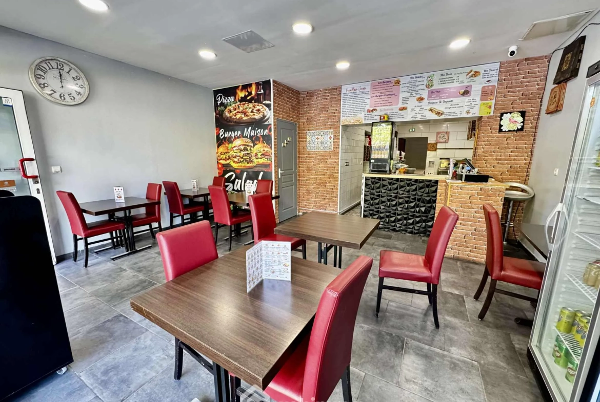 Fonds de commerce de pizzeria de 58 m² à Saint-Quentin à vendre 
