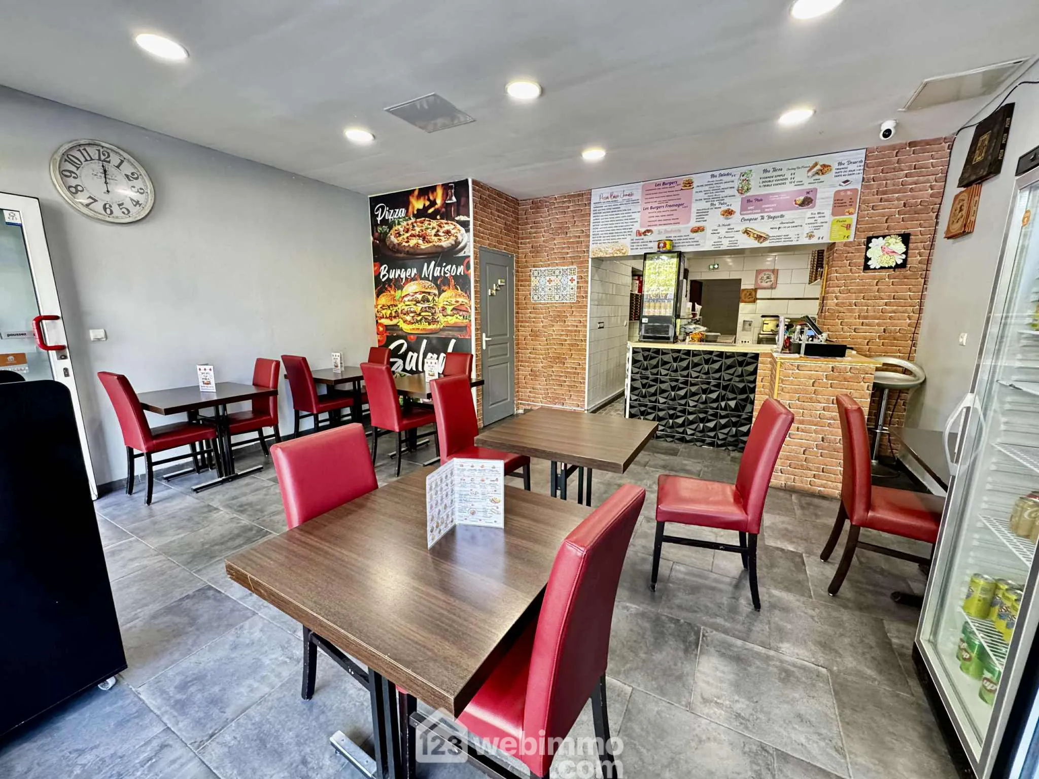 Fonds de commerce de pizzeria de 58 m² à Saint-Quentin à vendre 
