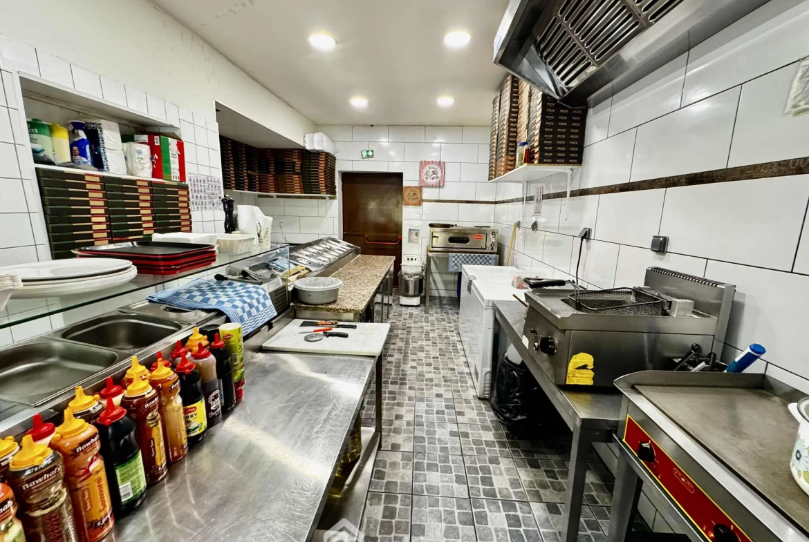Fonds de commerce de pizzeria de 58 m² à Saint-Quentin à vendre 