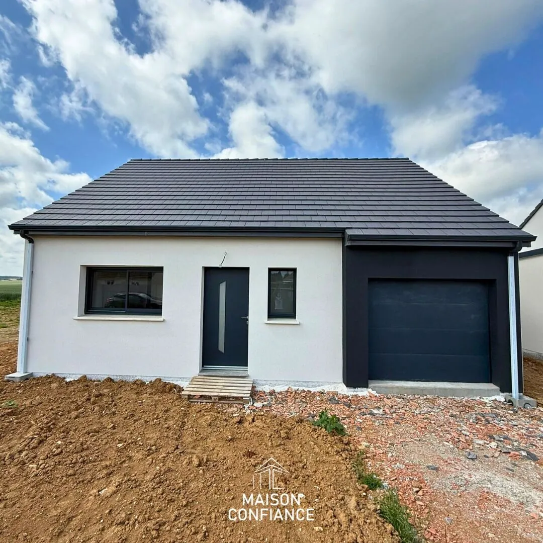 Pavillon neuf à Gamaches (80220) de 75m² avec terrain de 437m², norme RE2020 