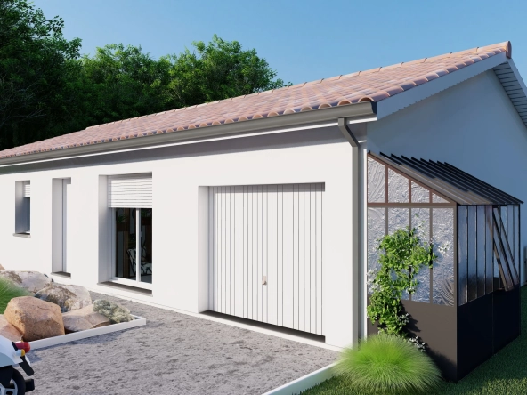 Maison neuve 3 chambres avec garage à Limoges - Conception moderne et éco-responsable