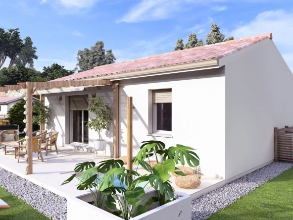 Maison neuve de 49m² à Saint Maurice La Souterraine, prête à construire