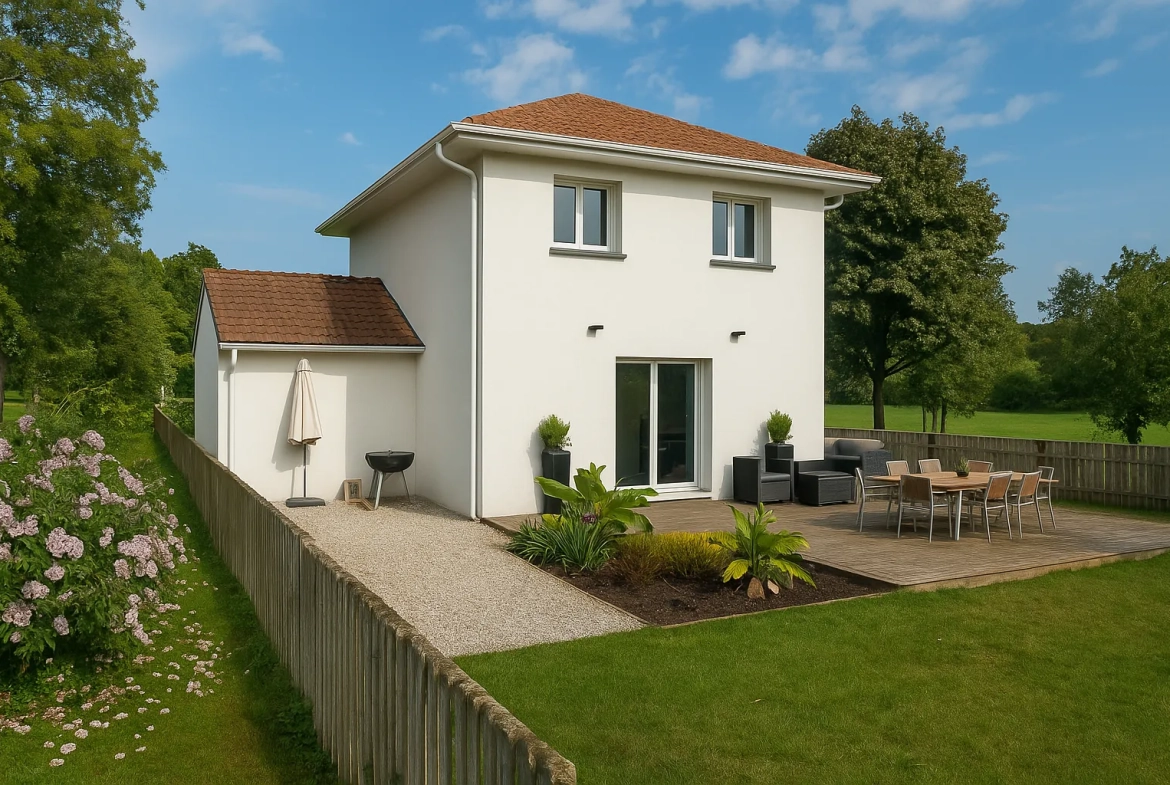 Maison neuve de 85 m² à Val-deVirieu avec garage et prestations haut de gamme 
