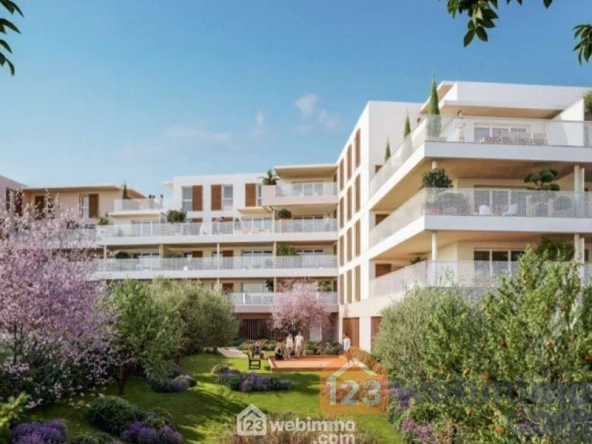 Appartement neuf de 53 m² à Vitrolles avec parking, proximité nature et commerces