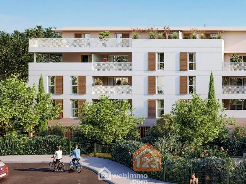 Appartement neuf de 53 m² à Vitrolles avec parking, proximité nature et commerces 