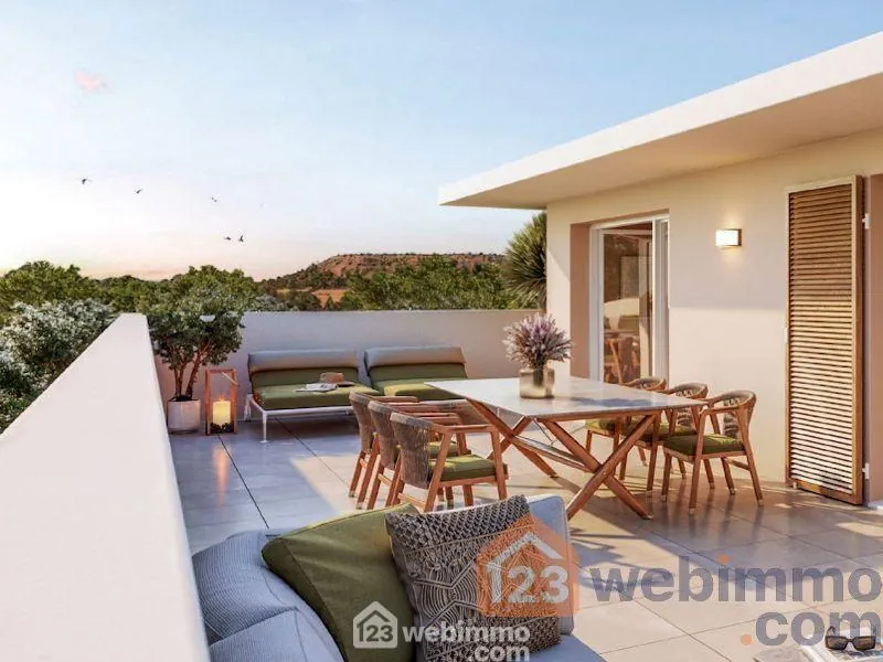 Appartement neuf de 53 m² à Vitrolles avec parking, proximité nature et commerces 