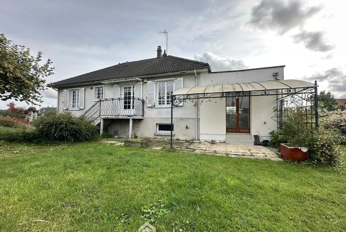 Vente maison 121m² à Athies-sous-Laon avec terrain clos 