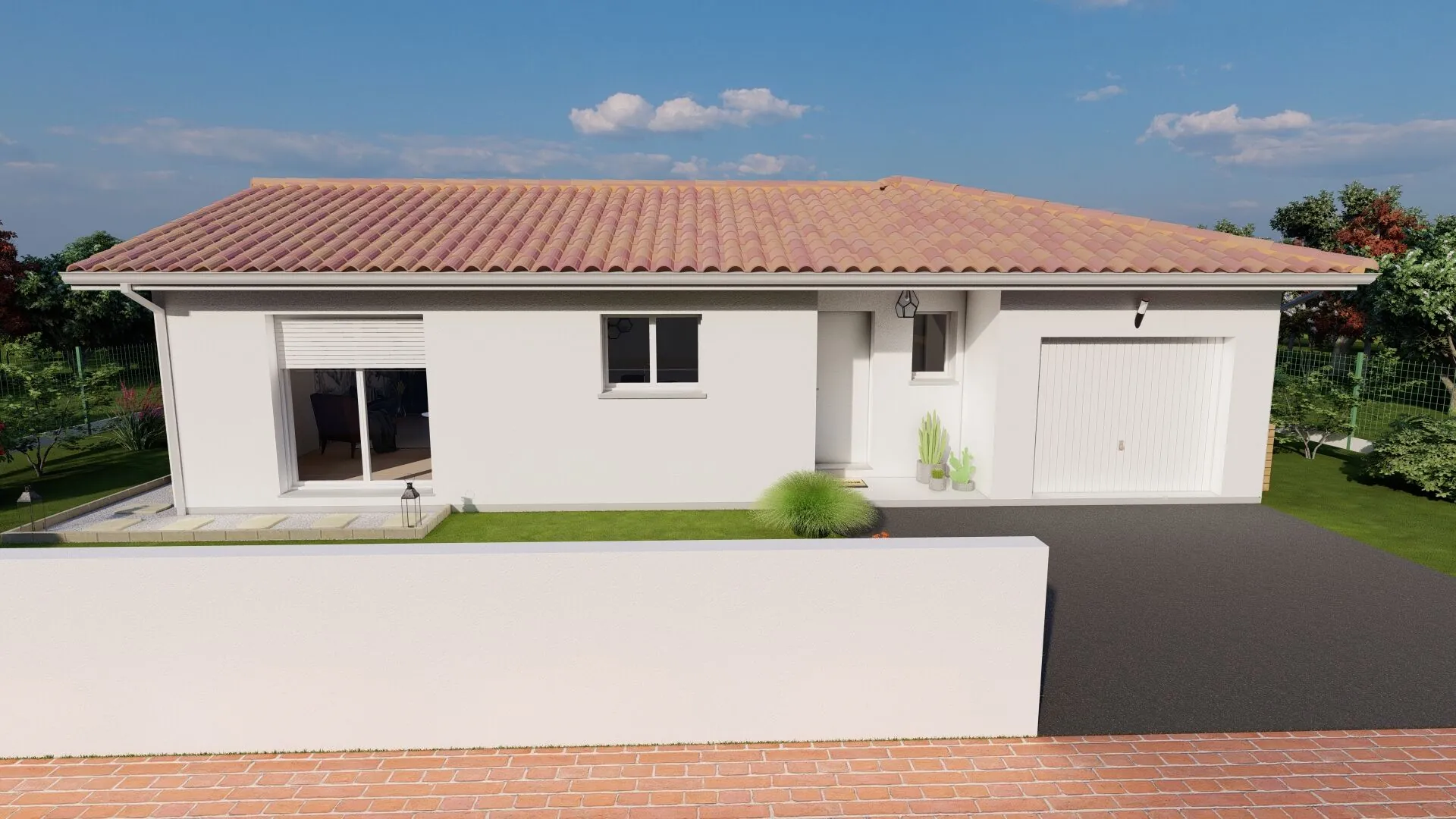 Maison neuve moderne de 95 m² avec 3 chambres et garage à Champcevinel 