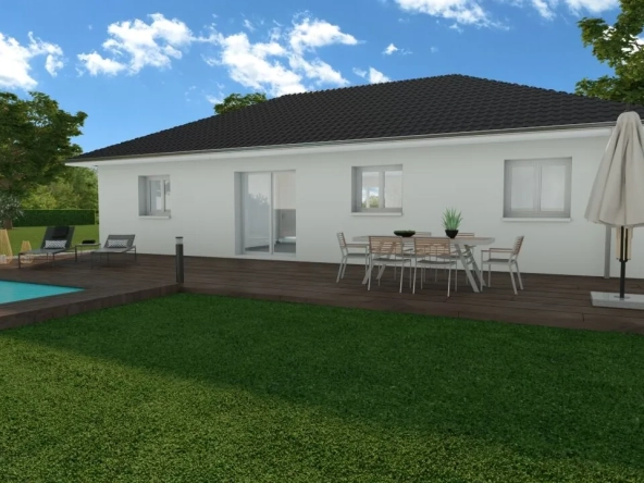Maison plain-pied à Saint-Béron avec 3 chambres et garage - Projet personnalisé RE 2020
