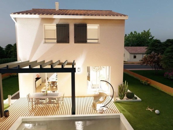 Maison neuve 3 chambres avec garage et performances énergétiques à Trélissac